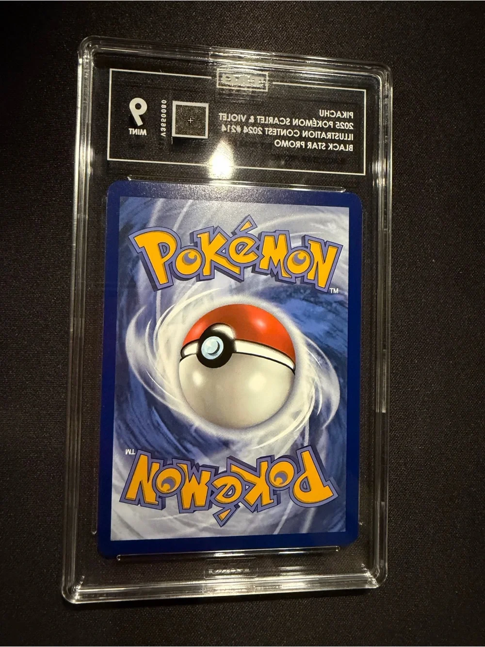 Pikachu 2025 Pokémon Scarlet & Violet Illustration Contest Graded TAG card